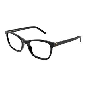 Saint Laurent MONOGRAM SL M121O 001 Black Plastic Square Eyeglasses 54mm
